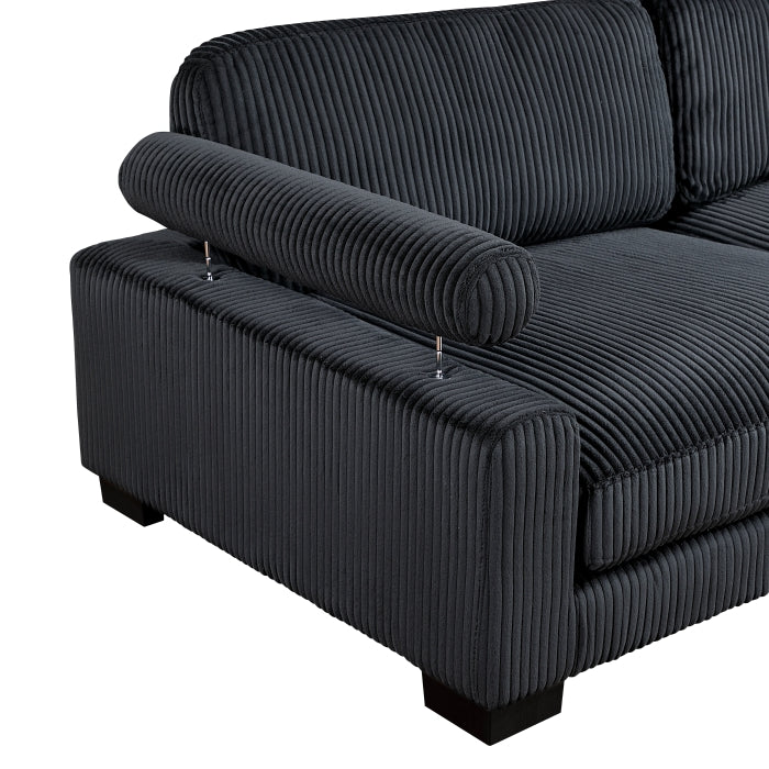 8555BK*3CR3AC (6)6-Piece Modular Sectional - 8555BK*3CR3AC