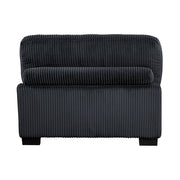 8555BK*4OT (4)4-Piece Modular Sectional with Ottoman - 8555BK*4OT