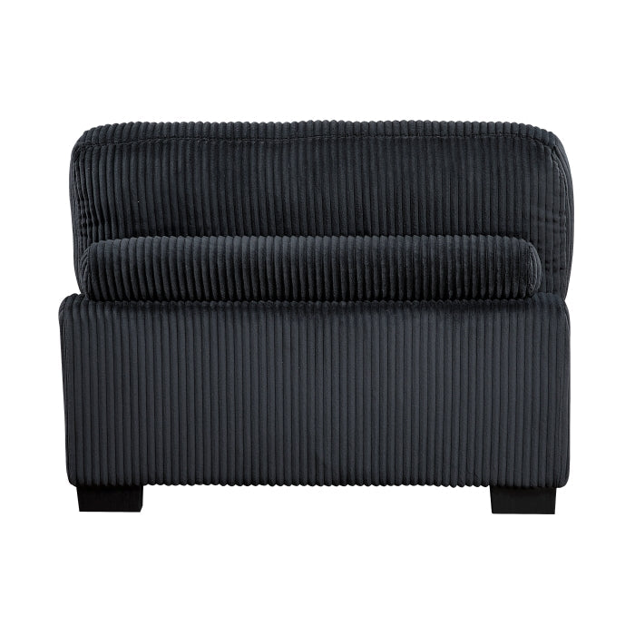 8555BK*4OT (4)4-Piece Modular Sectional with Ottoman - 8555BK*4OT