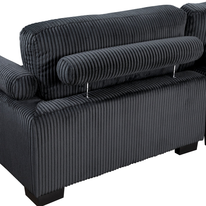 8555BK*4SC (4)4-Piece Modular Sectional - 8555BK*4SC