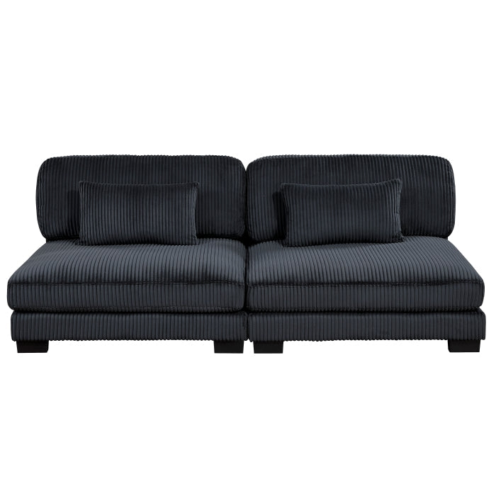 8555BK*5SC (5)5-Piece Modular Sectional - 8555BK*5SC