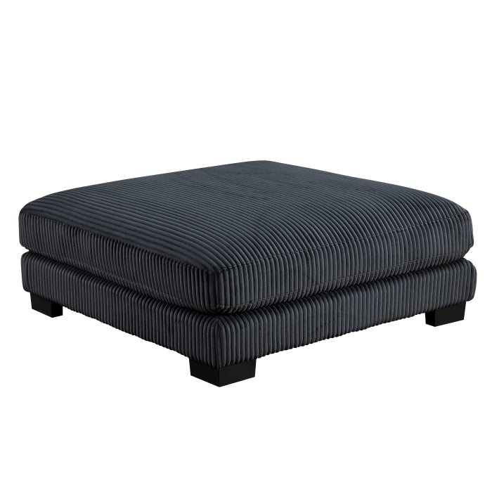 8555BK*6OT (6)6-Piece Modular Sectional with Ottoman - 8555BK*6OT
