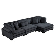 8555BK*CRACVC (3)3-Piece Modular Sectional with Reversible Chaise - 8555BK*CRACVC
