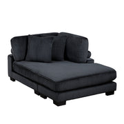 8555BK*CRACVCOT (4)4-Piece Modular Sectional with Reversible Chaise and Ottoman - 8555BK*CRACVCOT