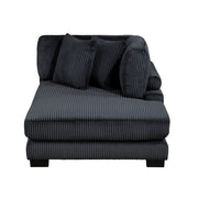 8555BK*CRACVCOT (4)4-Piece Modular Sectional with Reversible Chaise and Ottoman - 8555BK*CRACVCOT