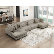 8555GB*2AC2VC (4)4-Piece Modular Sectional with Reversible Chaise - 8555GB*2AC2VC