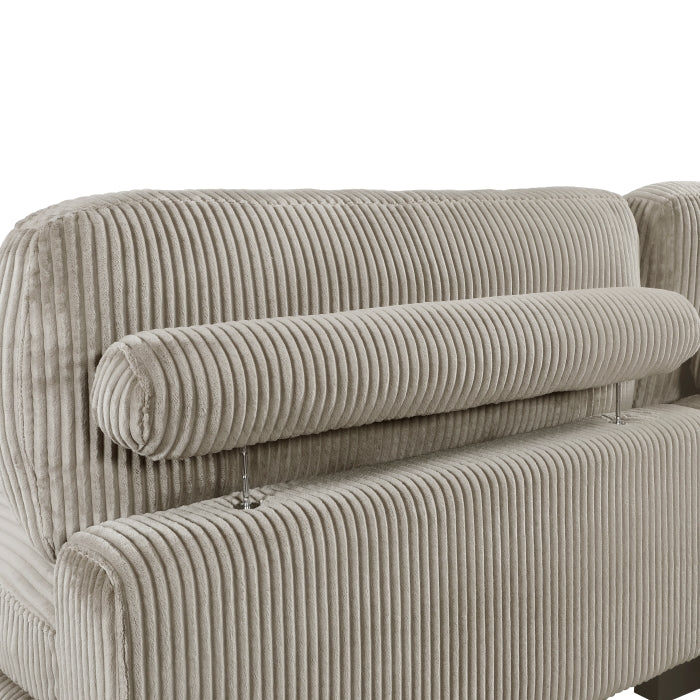 8555GB*3CRACOT (5)5-Piece Modular Sectional with Ottoman - 8555GB*3CRACOT