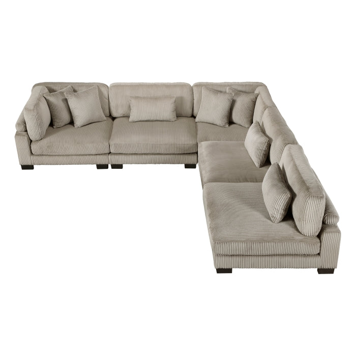 8555GB*5SC (5)5-Piece Modular Sectional - 8555GB*5SC