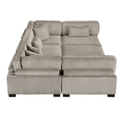8555GB*6OT (6)6-Piece Modular Sectional with Ottoman - 8555GB*6OT
