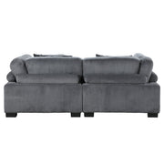 8555GY-2* (2)Love Seat - 8555GY-2*
