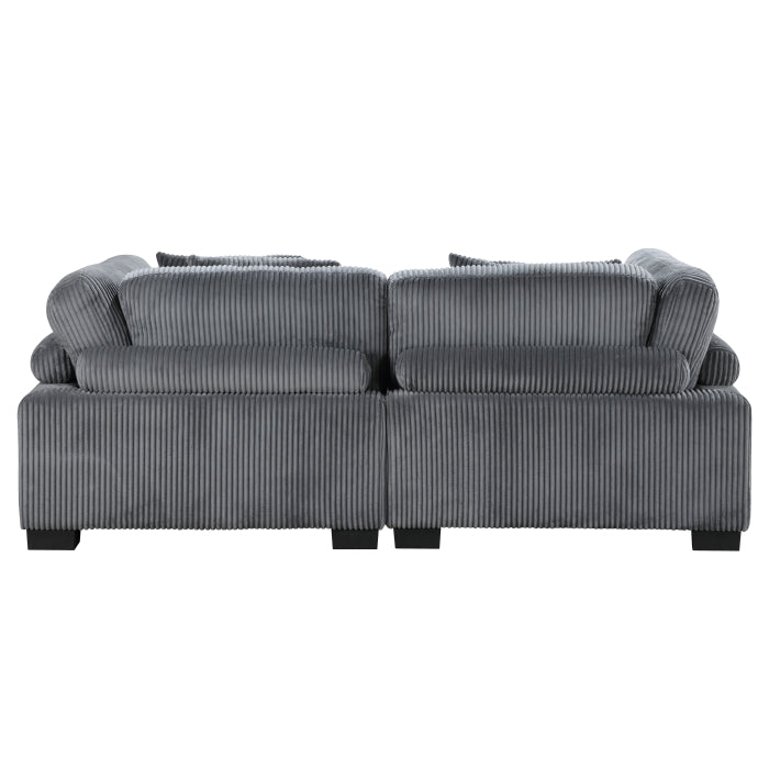 8555GY-2* (2)Love Seat - 8555GY-2*