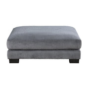 8555GY*2AC1CROT (4)4-Piece Modular Sectional with Ottoman - 8555GY*2AC1CROT