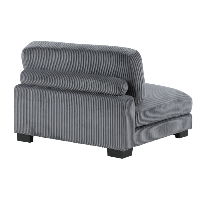 8555GY*2CR2AC2OT (6)6-Piece Modular Sectional with Ottomans - 8555GY*2CR2AC2OT