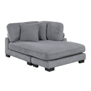 8555GY*2CR3ACVC (6)6-Piece Modular Sectional with Reversible Chaise - 8555GY*2CR3ACVC