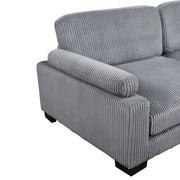 8555GY*2CR3ACVCOT (7)7-Piece Modular Sectional with Reversible Chaise and Ottoman - 8555GY*2CR3ACVCOT