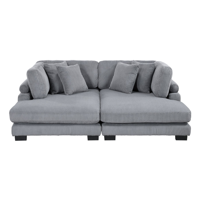 8555GY*2VC (2)2-Piece Chaise Lounge - 8555GY*2VC