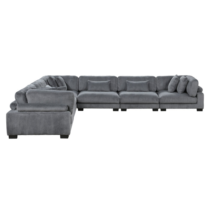 8555GY*3CR3AC (6)6-Piece Modular Sectional - 8555GY*3CR3AC