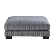 8555GY*3CRACOT (5)5-Piece Modular Sectional with Ottoman - 8555GY*3CRACOT