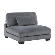 8555GY*4OT (4)4-Piece Modular Sectional with Ottoman - 8555GY*4OT