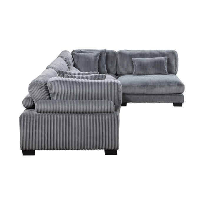 8555GY*4SC (4)4-Piece Modular Sectional - 8555GY*4SC