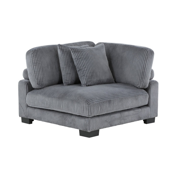 8555GY*6OT (6)6-Piece Modular Sectional with Ottoman - 8555GY*6OT