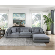 8555GY-AC Armless Chair - 8555GY-AC