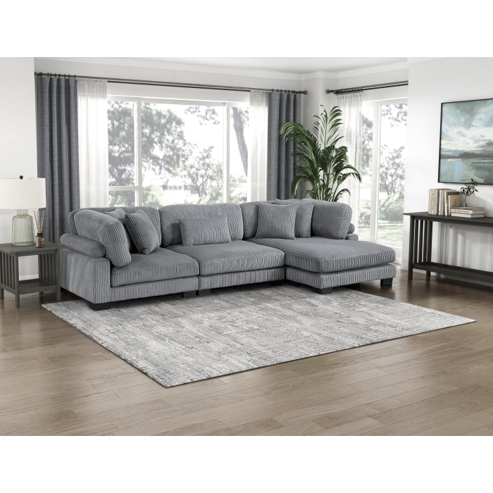 8555GY-AC Armless Chair - 8555GY-AC