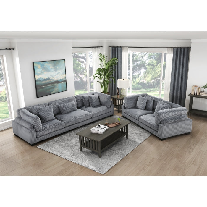 8555GY-AC Armless Chair - 8555GY-AC