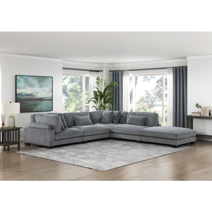 8555GY-AC Armless Chair - 8555GY-AC