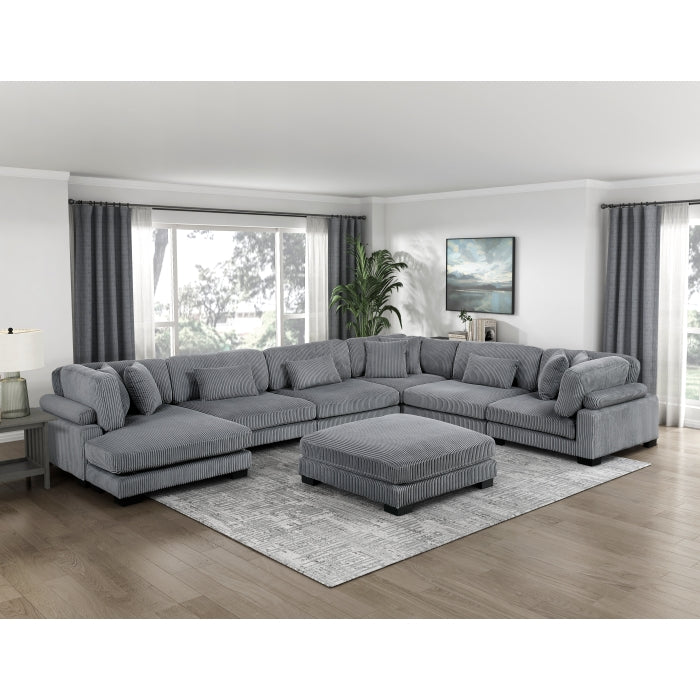 8555GY-VC Reversible Chaise - 8555GY-VC