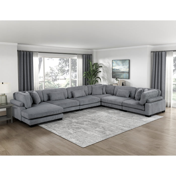 8555GY-VC Reversible Chaise - 8555GY-VC