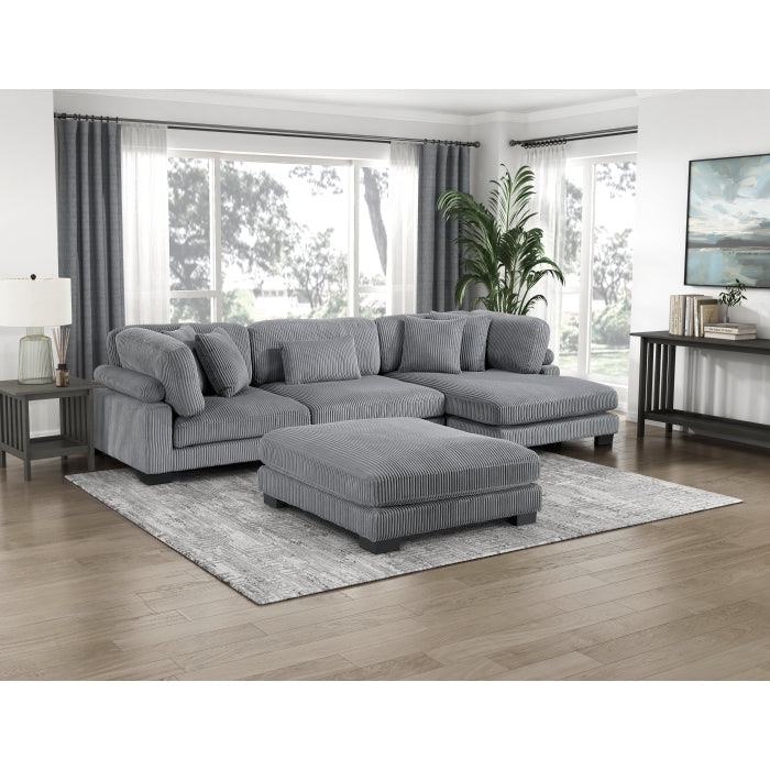 8555GY-VC Reversible Chaise - 8555GY-VC
