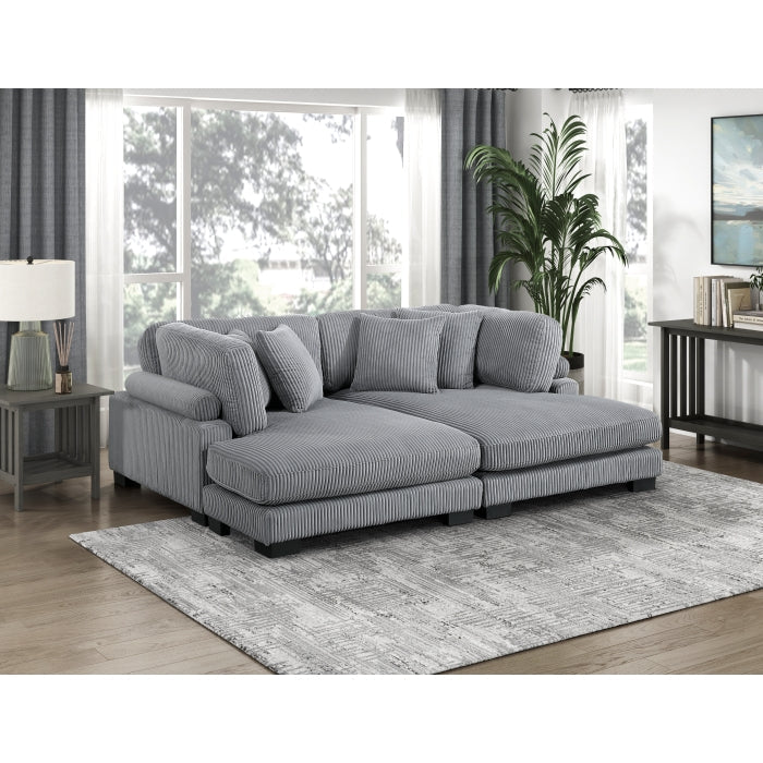 8555GY-VC Reversible Chaise - 8555GY-VC