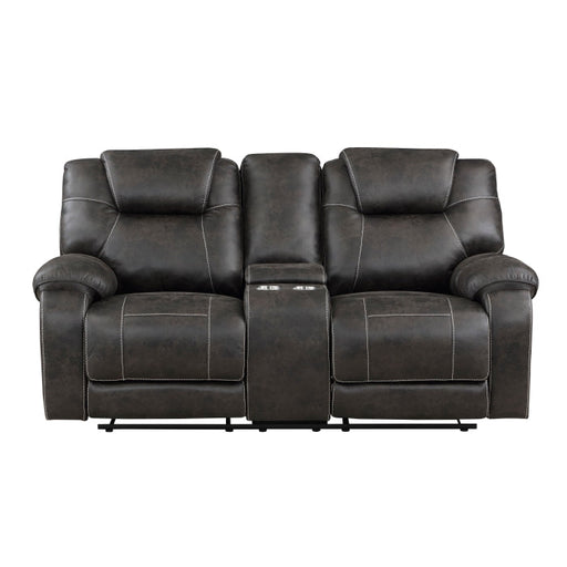 8560PM-2 Double Reclining Love Seat with Center Console - 8560PM-2