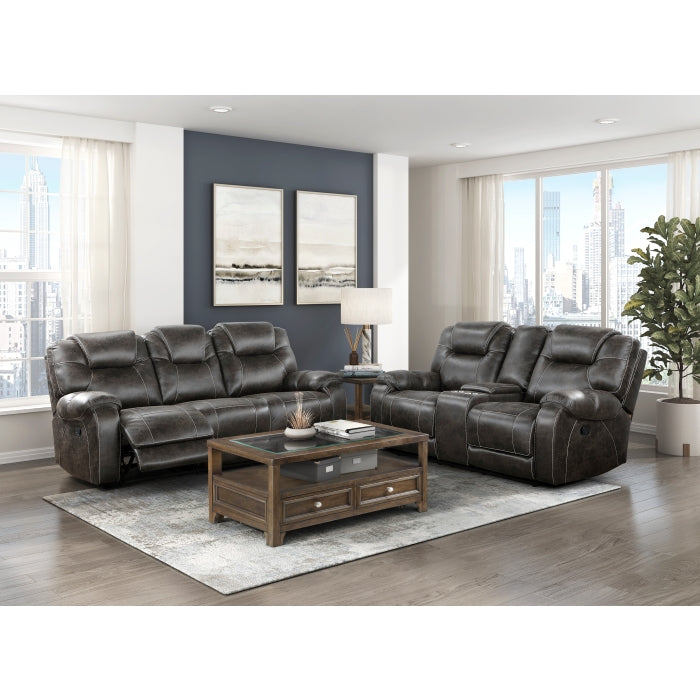8560PM-2 Double Reclining Love Seat with Center Console - 8560PM-2