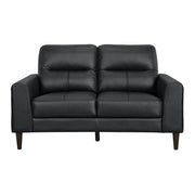 8566BLK*2 2pc Set: Sofa, Love - 8566BLK*2