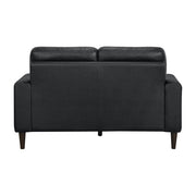 8566BLK*2 2pc Set: Sofa, Love - 8566BLK*2