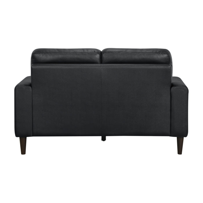 8566BLK*2 2pc Set: Sofa, Love - 8566BLK*2
