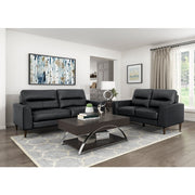 8566BLK-2 Love Seat - 8566BLK-2