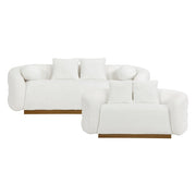 8568WH*2 2pc Set: Sofa, Love - 8568WH*2