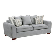 8579GY*2 2pc Set: Sofa, Love - 8579GY*2