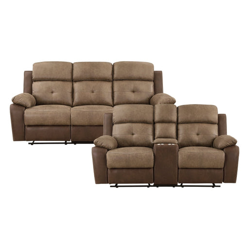 8599BR*2 2pc Set: Sofa, Love - 8599BR*2