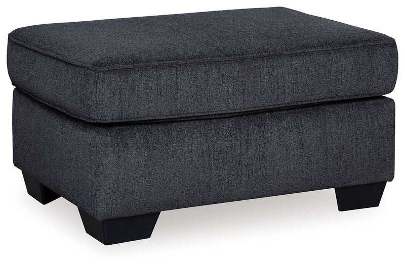 Altari Sofa, Loveseat, Chair and Ottoman in Slate from Ashley - DMV Furniture