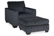 Altari Slate Chair and Ottoman -  Ashley - DMV Furniture
