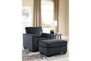 Altari Slate Chair and Ottoman -  Ashley - DMV Furniture