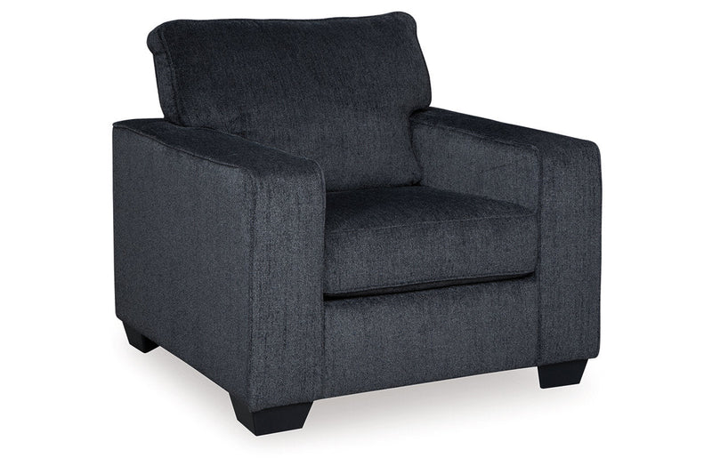 Altari Slate Chair and Ottoman -  Ashley - DMV Furniture