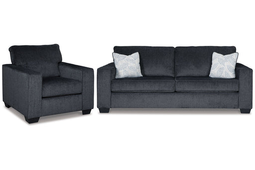 Altari Slate Sofa Sleeper with Chair -  Ashley - DMV Furniture