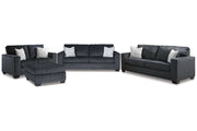 Altari Slate Sofa Sleeper, Sofa, Loveseat, and Ottoman -  Ashley - DMV Furniture