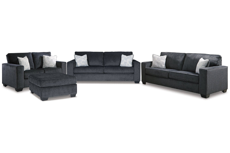 Altari Slate Sofa Sleeper, Sofa, Loveseat, and Ottoman -  Ashley - DMV Furniture