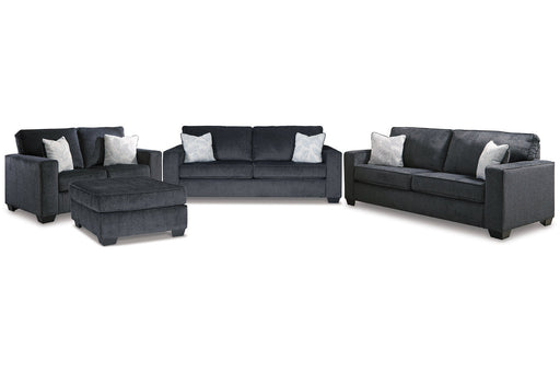 Altari Slate Sofa Sleeper, Sofa, Loveseat, and Ottoman -  Ashley - DMV Furniture